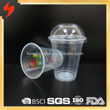 ISO-Zertifikat 14oz Durchsichtige Einweg-Kaffeetasse aus Kunststoff